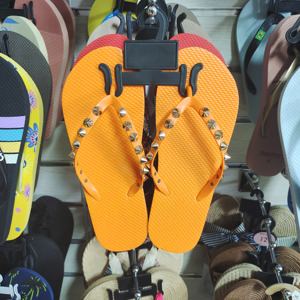 Sandalias Personalizadas de Verano para <span class=keywords><strong>Mujer</strong></span>, Impermeables, Suaves, con Tiras de Pedrería y Remaches, con Logotipo y Color Personalizados - Product Image 4