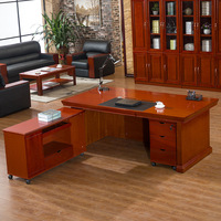 Table de gestion de bureau en bois, 1x2m