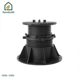 ฐานรองพื้นปรับระดับได้ Sunsbuild รุ่นโมเดิร์น ผลิตจากพลาสติก สำหรับติดตั้งพื้นยก ดีไซน์อุตสาหกรรม ทนทาน ผิวด้าน - Product Image 2