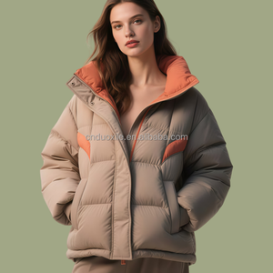 Manteau d'hiver matelassé et <span class=keywords><strong>parka</strong></span> pour <span class=keywords><strong>femme</strong></span> grande taille, veste de ski zippée en softshell de créateur pour <span class=keywords><strong>femme</strong></span>, manteaux en duvet pour <span class=keywords><strong>femme</strong></span> - Product Image 2