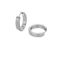 Pendientes de Acero Inoxidable con Diseño Exclusivo para las Fiestas, Textura de Titanio, Hebilla de Oreja de Acero, Joyería de Lujo para Mujer