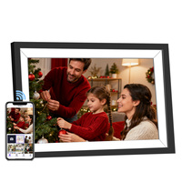 Cadre photo numérique 10,1 pouces avec écran IPS 1280x800, lecteur de photos, musique et vidéos, stockage 32 Go, partage de photos et de vidéos