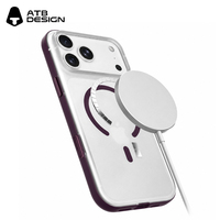 Coque de protection anti-rayures ATB pour iPhone 17 18 Pro Max, transparente, anti-jaunissement, antichoc, magnétique