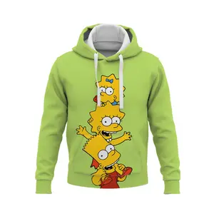 Großhandel blau simpsons hoodie-Der Simpson Spring und Herbst Kinder pullover Tie-Dye Print Jungen lässig Kapuzen pullover