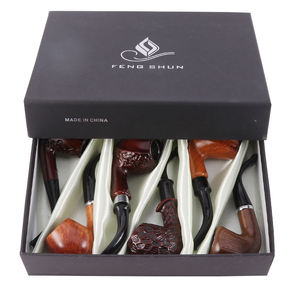 Futeng Custom 6 Pcs Hars Sigaret Rook Pijp Tabak Groothandel Roken Hand Pijp Set Wood Pijpen Met Accessoires - Product Image 5
