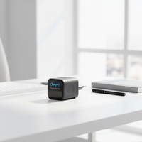Chargeur intelligent 2c1a Pd 3.0 Ai 100w Max avec prise EU et écran numérique, reconnaissance des appareils intelligents pour ordinateur portable, iPhone 15 16 17