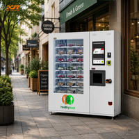 Distributeur automatique de sushis frais et prêts à consommer avec système de refroidissement et fenêtres de visualisation