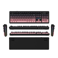 2.4GHz Wireless Mechanical RGB Light 104-Keys Backlight ABS Keycap Dedicated Numpad South-Facing Gasket Mount Gaming Keyboard