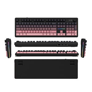 2.4GHz không dây RGB ánh sáng 104 phím phía Nam phải đối mặt với đèn nền PBT Keycap chuyên dụng Numpad South-Facing Gasket gắn bàn phím chơi game - Product Image 2