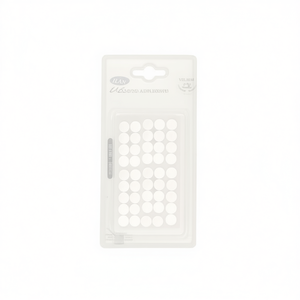 Punti Adesivi in Velcro Ilan 10mm 45 Pezzi Rotondi Bianchi con Gancio e Anello - Product Image 1