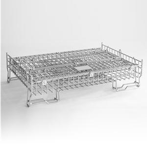 1198x939xh1018mm מגולוון מחזור מתכת מתקפלת מזרן רשת תיל מיכל - Product Image 5