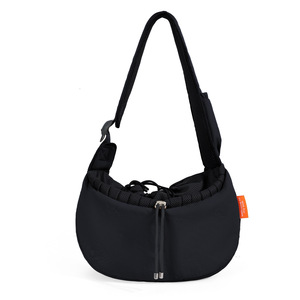 Bolso cruzado para mascotas Baolujie, tela Oxford, semicircular, transportín para gatos, portátil para salidas, color caqui, rosa, negro - Product Image 5