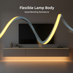 Bande LED néon résistante à la vapeur 1212 24V 11W 3000K IP67 pour éclairage d'ambiance nocturne de centres de bains thermaux et jacuzzis extérieurs - Product Image 1