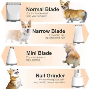 Ceramic Blades Professional Puppy Grooming Shaver Machine Kit Cleaner Shaving Knife Cutter Dog Hair Clipper Trimmer for Pets - Product Image 3