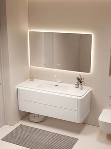 Mueble de Baño con <span class=keywords><strong>Lavabo</strong></span> Integrado Estilo Crema, Combinación de Mueble y <span class=keywords><strong>Lavabo</strong></span> Personalizable - Product Image 2