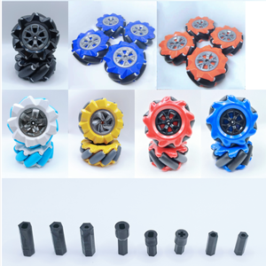 Rodas omnidirecionais mecanum, rodas inteligentes para robô carro - Product Image 3