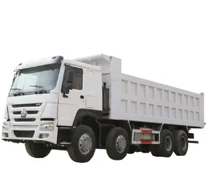 중국 Howo Sino 사용 8X4 덤프 트럭 371hp 12 휠러 30cbm 8*4 후면 팁 박스화물 트럭 아프리카 판매