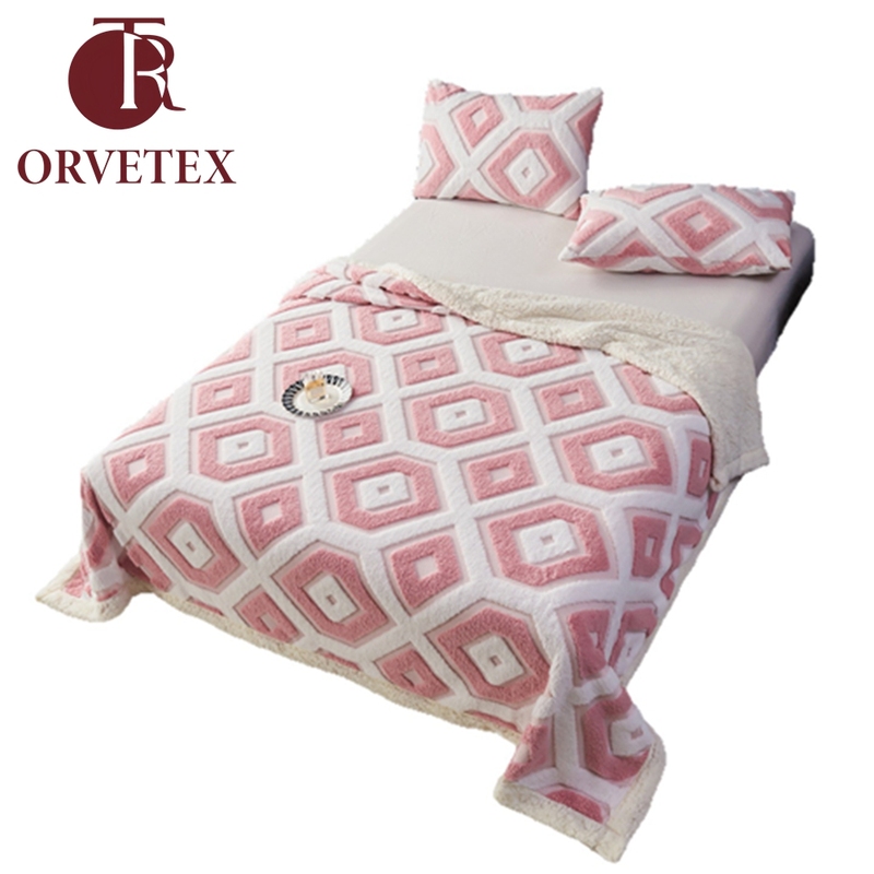 Orvetex Factory Wholesale Flannel Blanket Jacquard
