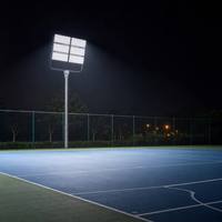 Luces LED de Seguridad para Estadios, 270000lm, 1500W, Ahorro de Energía, Protección Contra Sobretensiones, Luz Blanca Cálida Temporal, para Exteriores
