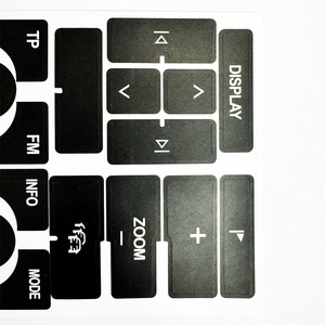 Autocollant de réparation de boutons pour Audi A4 B6 B7 A6, panneau radio CD noir, impression numérique personnalisée, adhésif réutilisable - Product Image 3