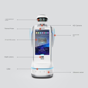 Nhỏ Android thông minh Robot thông minh tiếp nhận tương tác triển lãm hội trường Bảo tàng hướng dẫn <span class=keywords><strong>OLED</strong></span> 1080p màn hình cho các bệnh viện - Product Image 3