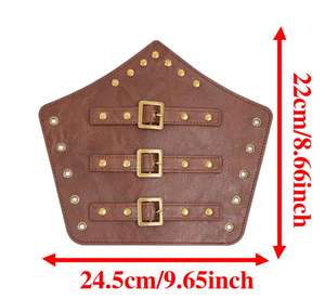 ชุดเครื่องประดับคอสเพลย์ฮาโลวีนชุดหนังสายรัดข้อมือถุงมือโจรสลัดยุคฟื้นฟูศิลปวิทยายุคกลาง - Product Image 4