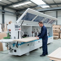 Machine de chantournage entièrement automatique robuste avec pré-fraisage pour meubles, PVC, acrylique, contreplaqué et perçage latéral