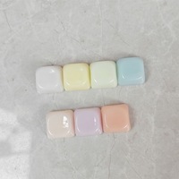 M-OA Profile PC Mirror Macaron Color Keycaps DIY Custom Keyboard Caps Jade Mechanical Keyboard Keycaps