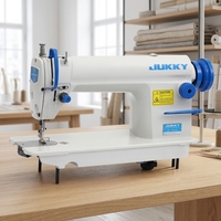 JUKKY Meilleure Vente JK8500 Machine à Coudre Industrielle Point Noué Simple Aiguille pour Usage Domestique et Confection de Vêtements