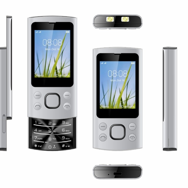 OEM Cross-border Foreign Trade 6700Pro/6700S Non-smart Slide Feature Phone 2.4inch FM Button Phone for Seniors Dual SIM 5MP Rear