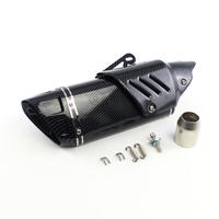 Nouveau silencieux d'échappement universel en acier inoxydable pour moto et scooter – Kit de mise à niveau et de rétrofit