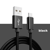 Câble de téléphone en nylon PC04B populaire, 1 m, USB vers C, câble de données, 60 W, adapté aux appareils iOS et Android, câble de charge mobile