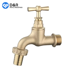 D & R Bibcock en laiton 3/4 connecteur à filetage mâle bec incurvé <span class=keywords><strong>robinet</strong></span> <span class=keywords><strong>extérieur</strong></span> <span class=keywords><strong>robinet</strong></span> d'eau <span class=keywords><strong>de</strong></span> jardin avec connecteur <span class=keywords><strong>de</strong></span> tuyau DN15 pour l'irrigation - Product Image 1