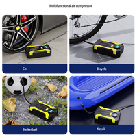 Compresseur d'air numérique automatique 12V pour pneus de voiture, gonfleur portable pour vélo