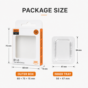 Boîte d'emballage en carton avec fenêtre pour montres Huawei et <span class=keywords><strong>Apple</strong></span> <span class=keywords><strong>Watch</strong></span> S11 S10 46 42 41 40MM – Vente en gros - Product Image 4