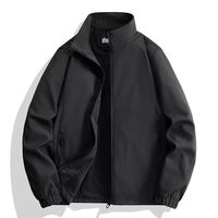 Veste à poignets élastiques chaude d'extérieur de marque de mode printemps pour hommes manteaux pour hommes sans chapeau avec col debout