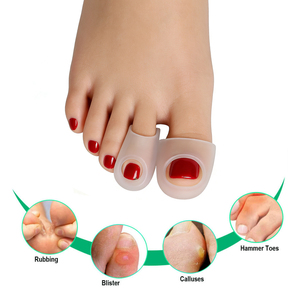 Protections d'orteils en gel <span class=keywords><strong>de</strong></span> silicone, tubes, bandages, capuchons et coussinets pour le traitement des ampoules, callosités, cors, douleurs et frottements des orteils chez la femme - Product Image 6
