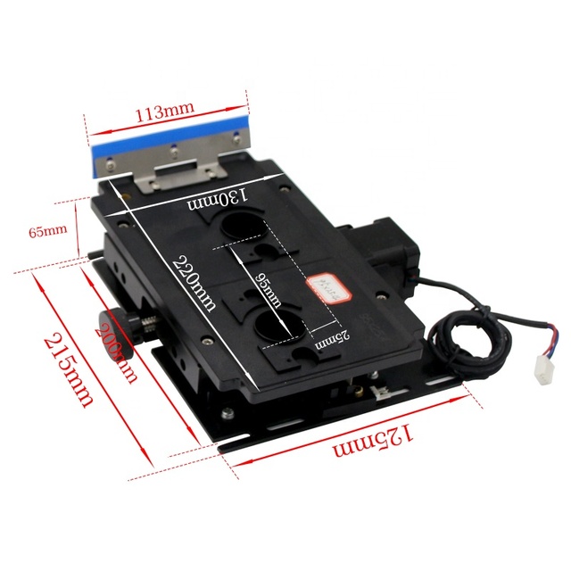 JESI-95*25 JESI 2-heads XP600 Capping Station for Inkjet Printer Print Head Ink Capping Station Assembly for UV Printing