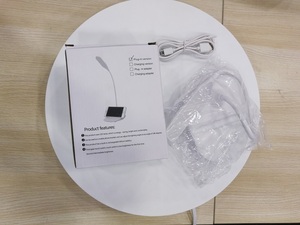Portable USB Powered Modern ABS Rectangle LED <b>Table</b> Lamp Touch Control Adjustable Color Temperature Dimmable for <b>Study</b> - Product Image 6