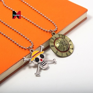 Bán buôn Anime cosplay phụ kiện mũ rơm Mặt Dây Chuyền Vòng cổ Luffy Sanji Edward <span class=keywords><strong>Skull</strong></span> <span class=keywords><strong>Keychain</strong></span> kim loại dây móc khóa - Product Image 2
