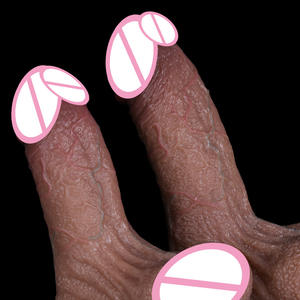 Realistischer Brauner <span class=keywords><strong>XXXL</strong></span> Dildo Lebensechte Adern Hauttextur Dickes Silikon Wasserdicht Starker Saugnapf Penis Erwachsenen-Sexspielzeug für - Product Image 5
