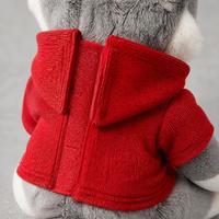 Peluche loup mignon de 40 cm, lot en gros avec tissu super doux et rembourrage en coton PP pour accessoires de Noël