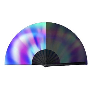 Abanico Plegable de Bambú de Alta Calidad de 13 Pulgadas para Kung Fu y Tai Chi, Diseño Chino Personalizado con Efecto de Brillo UV, 33 cm, Regalos Empresariales - Product Image 2