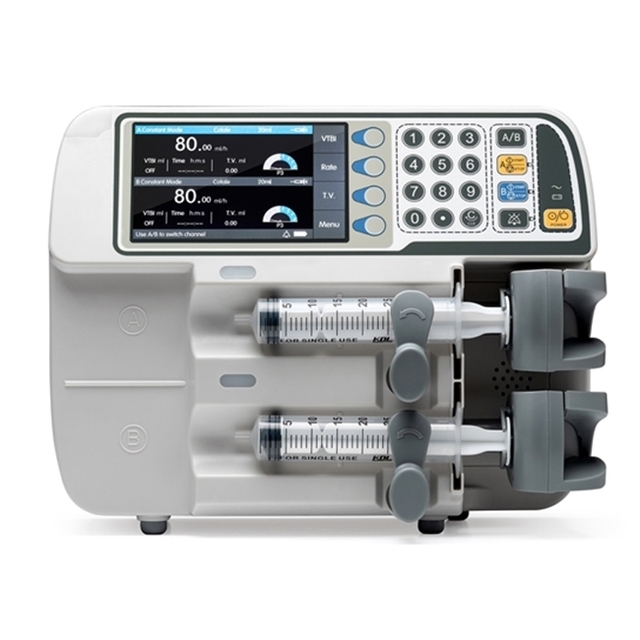 Portable Electric Equipment Medical Syringe Pump Micro Stackable Infusion Syringe Pump