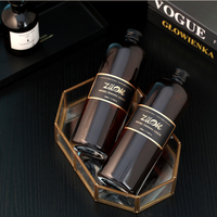 Diffuseur de parfum sans flamme de 500 ml, style hôtel : Recharge grande capacité, parfum Thé Blanc, huile essentielle d'aromathérapie sans flamme