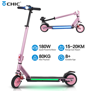 Nuevo Diseño de Aluminio para Adultos, Altura Ajustable, Plegable para Exteriores, 2 Ruedas, con 180W, 18Km/h, QK-S31-6-P, Doble Seguridad B - Product Image 1