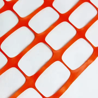 Filet de sécurité en plastique orange pour barrière routière, clôture anti-neige, filet de protection en gros