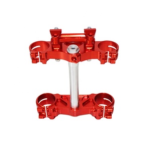 Morsetti Tripli in Lega di Alluminio Colorati per Moto <span class=keywords><strong>KTM</strong></span> Exc <span class=keywords><strong>250</strong></span> <span class=keywords><strong>SXF</strong></span> 450 2016-2022 - Product Image 3