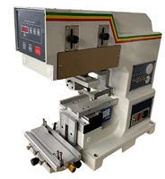 Machine d'impression par tampographie semi-automatique pneumatique à tête unique, imprimante d'étiquettes de haute qualité, silencieuse, à commande micro-ordinateur