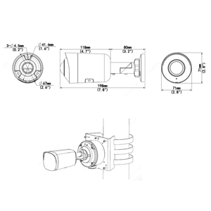 Caméra de surveillance bullet fixe intelligente IR grand angle HD 5MP originale <span class=keywords><strong>Uniview</strong></span> IPC2105SB-ADF16KM-I0-NB - Product Image 4